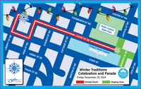 Holiday Parade Closure Map