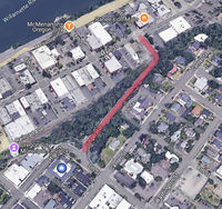 Map of the stretch of Singer Hill that will be closed for approximately six hours on Dec. 12. 