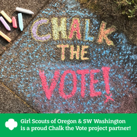 Chalk the Vote with GSOSW August 26 2020