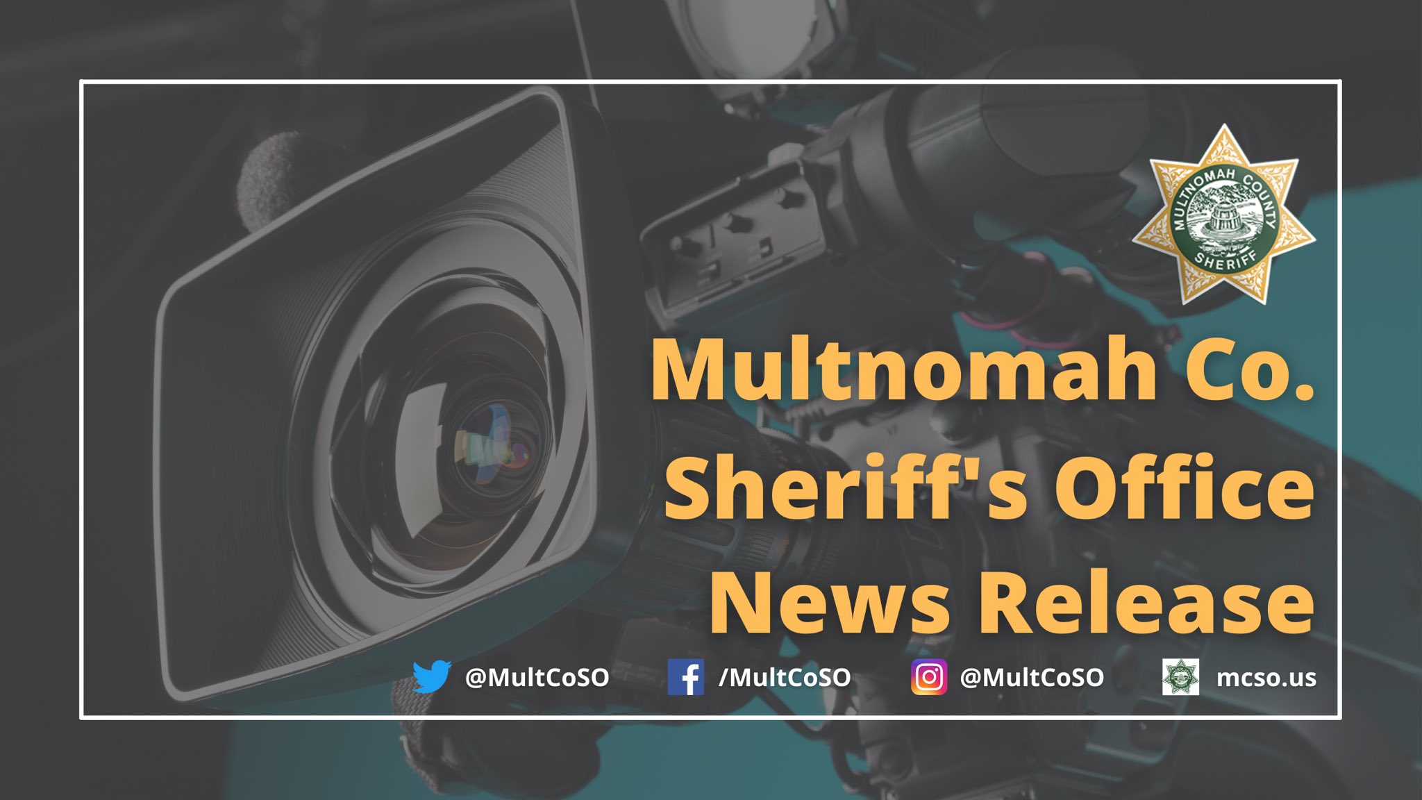 Multnomah Co Sheriffs Office News Via Flashalertnet 9345