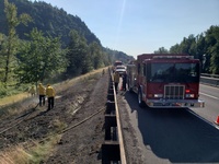 Corbett engine on brush fire