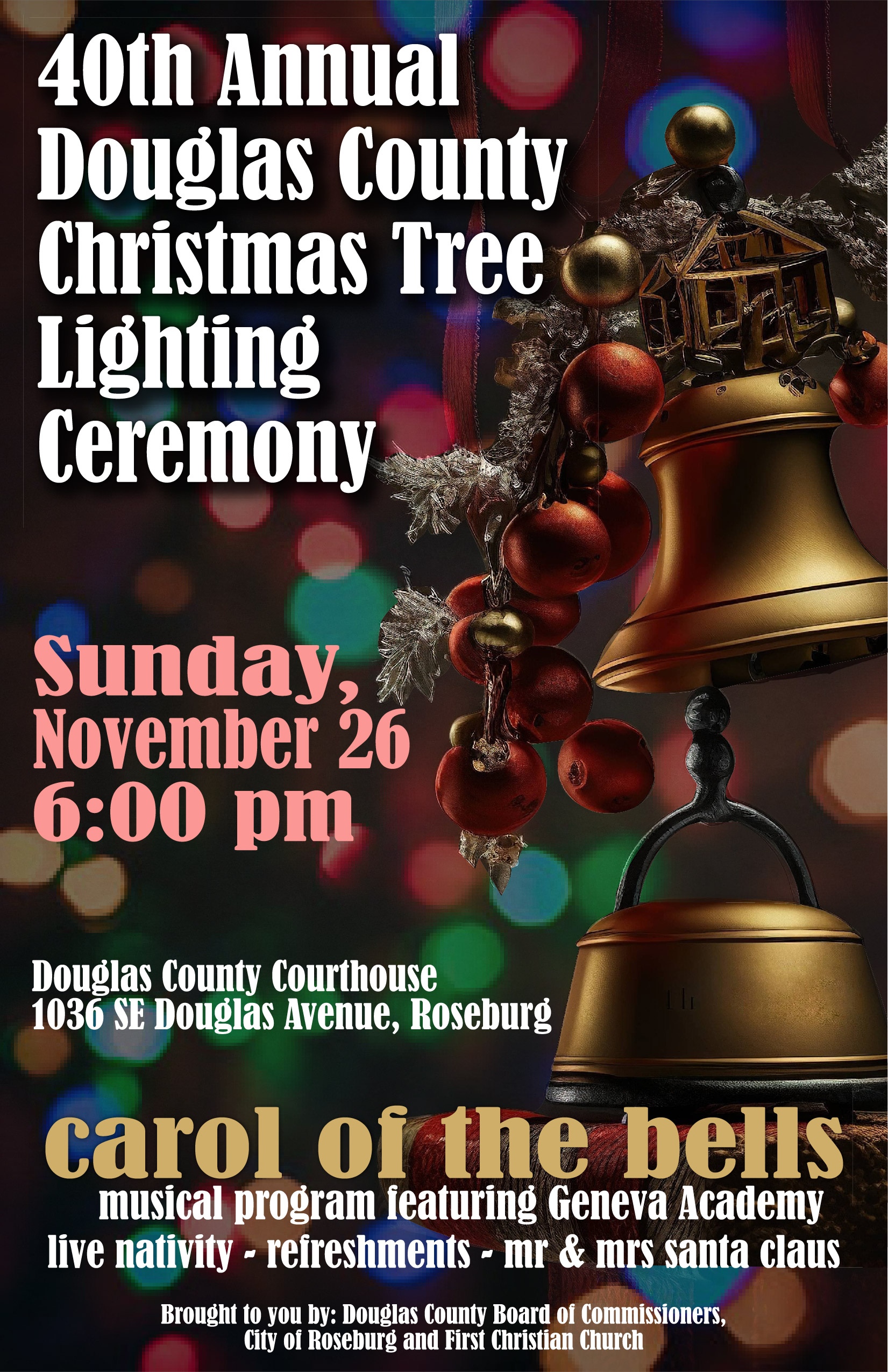 40th annual Douglas County Christmas Tree lighting ceremony 99.7 KQUA