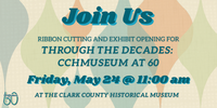 CCHM at 60 Exhibit Opening Banner